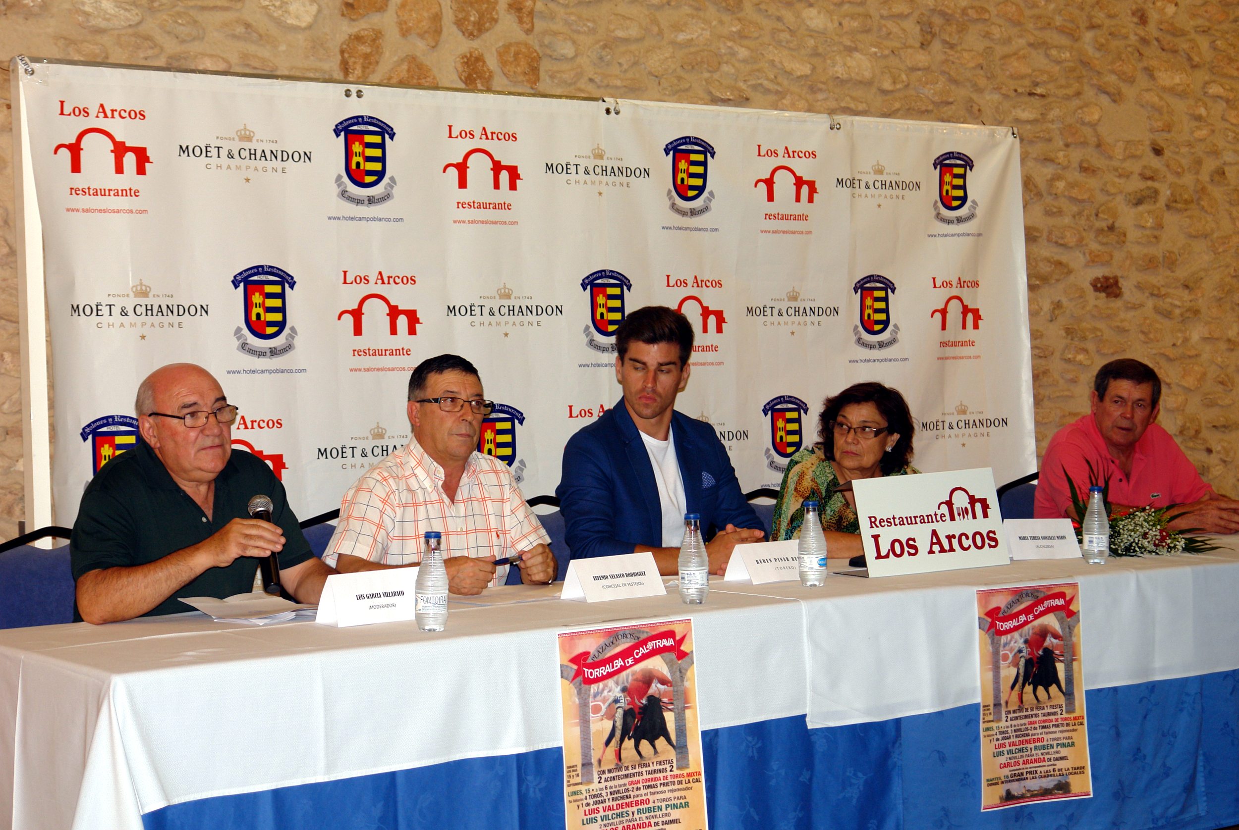 El rejoneador Luis Valdenebro y los diestros Luis Vilches y Rubén Pinar, junto al novillero daimieleño Carlos Aranda, forman el cartel taurino de la feria de Torralba