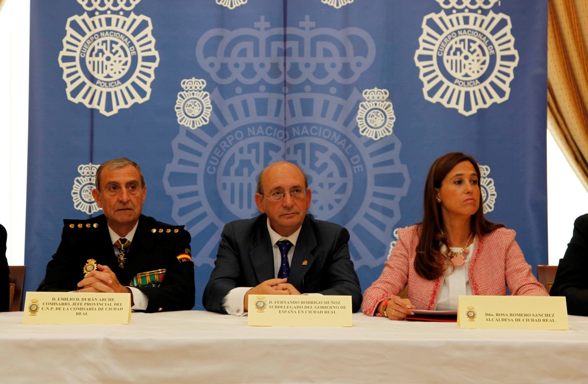 La Alcaldesa de Ciudad Real participa en los actos de celebración del Patrón de la Policía Nacional