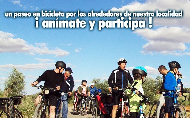 «Deporte en familia» un paseo en bicicleta por Miguelturra para promocionar hábitos de vida saludable