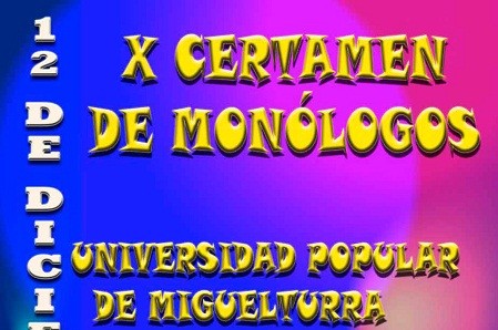 Convocado el décimo Certamen de Monólogos Universidad Popular de Miguelturra memorial Darío González