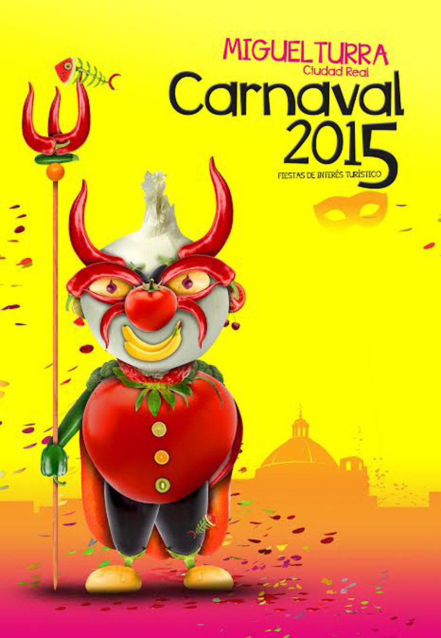 Rubén Lucas García De Torreaguera (Murcia) Ganador del cartel anunciador de los Carnavales de Miguelturra 2015