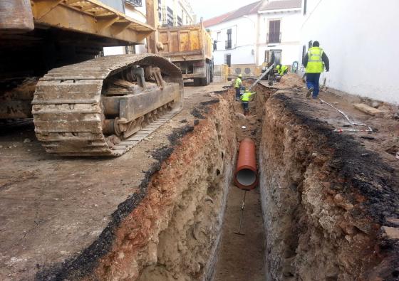 El Ayuntamiento de Carrión de Calatrava acomete importantes obras para resolver las inundaciones de la zona de influencia de la estatua del Quijote