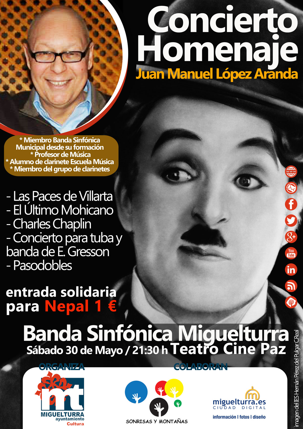 Concierto homenaje de la Banda Sinfónica Municipal de Miguelturra a Juan Manuel López Aranda