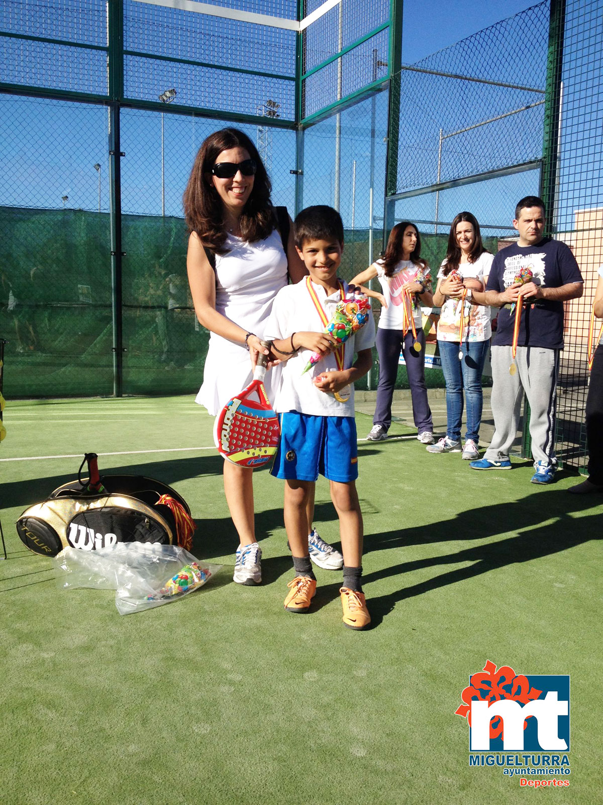 Celebrada la jornada de pádel infantil de la Escuela Deportiva de Miguelturra