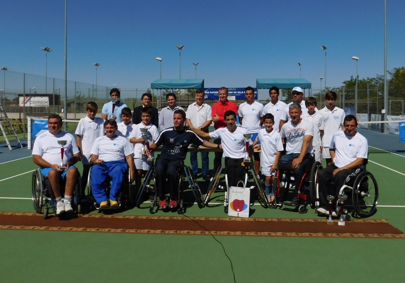Roberto Chamizo, ganador absoluto del I Torneo de Tenis en silla de ruedas ‘Tablas de Daimiel’