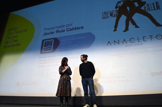 Medio millar de personas asisten a la proyección de “ Anacleto ” dentro del Ciclo de Cine de los “Goya”