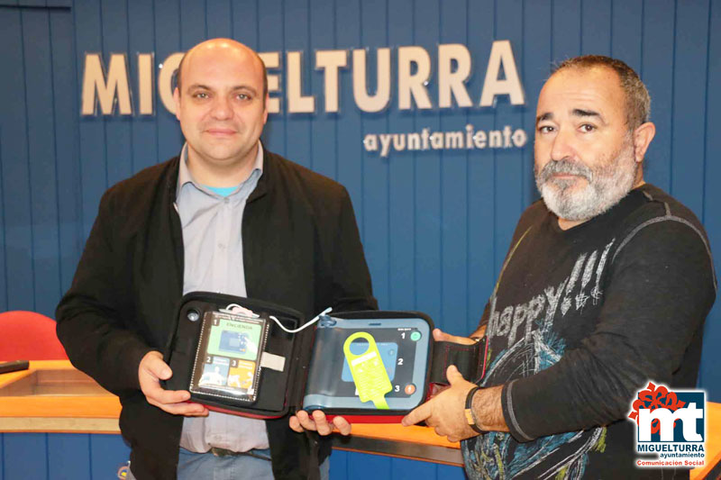 Miguelturra ya tiene otros tres desfibriladores cedidos por la Diputación de Ciudad Real