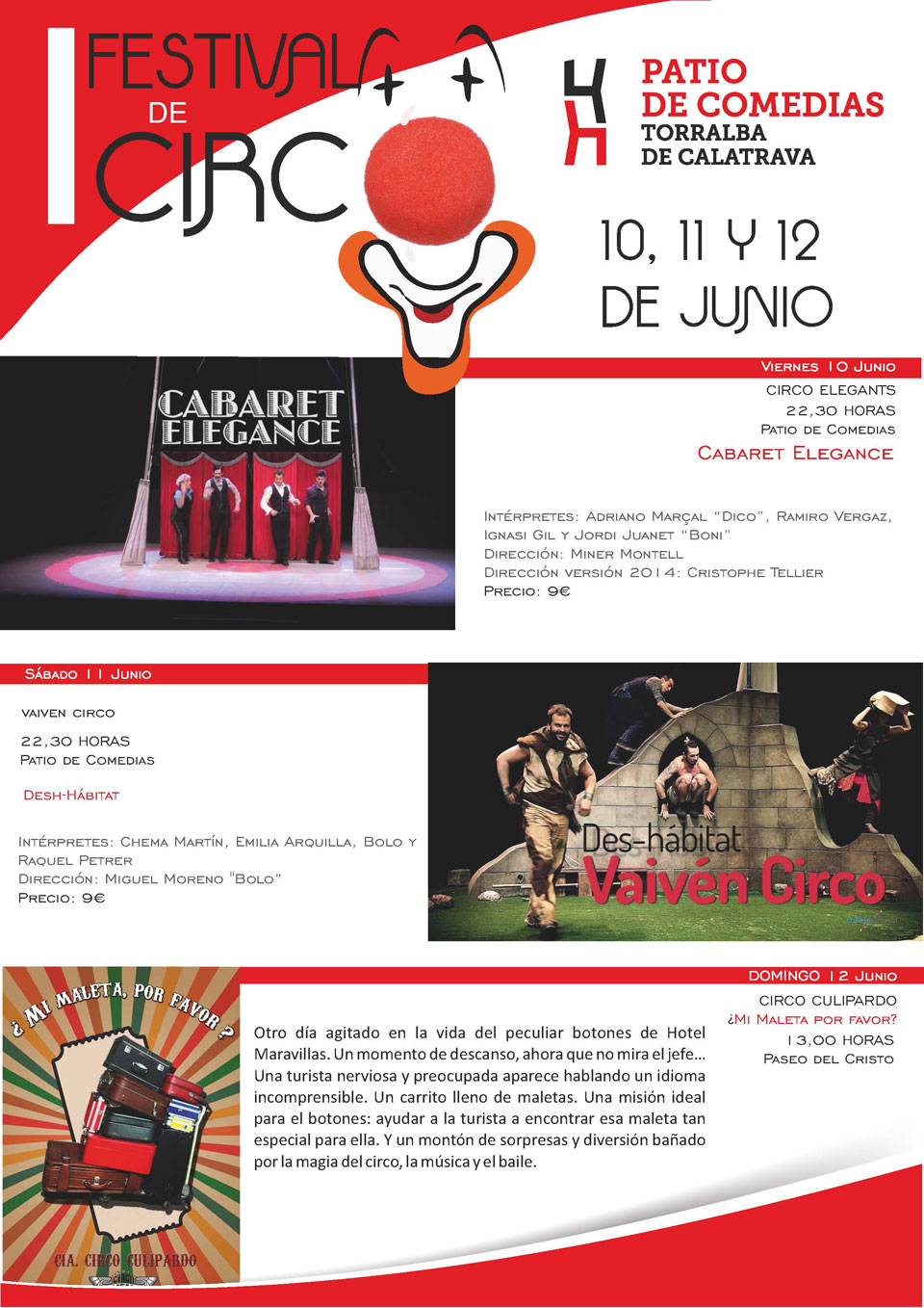 Cartel Festival de Circo de Torralba