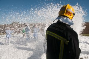 La ONG "Sonrisas" y los cuerpos de seguridad y emergencia
