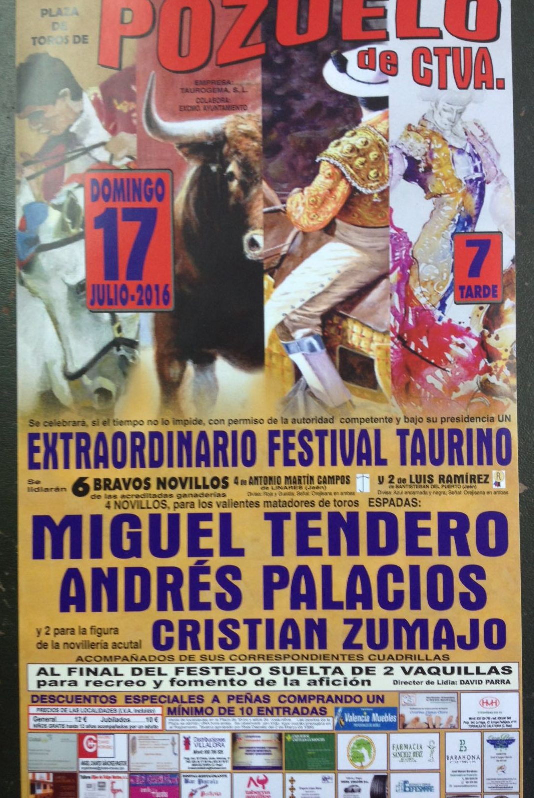 Toros en Pozuelo de Cva.