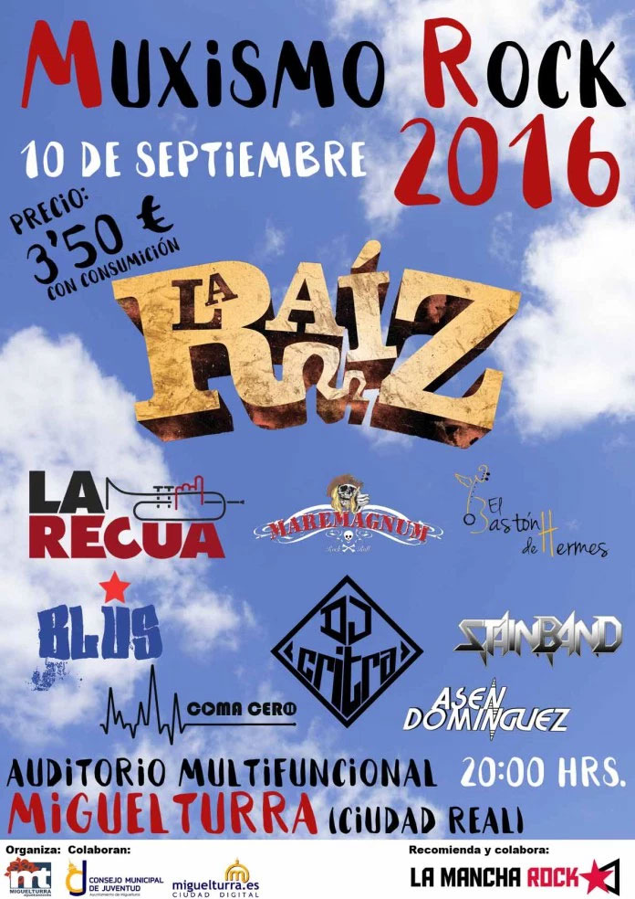 » La Raíz » actuará en Miguelturra el 10 de septiembre