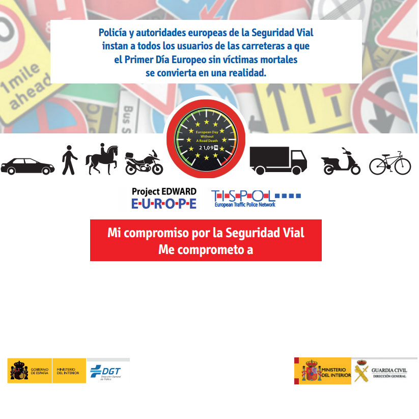 Miércoles 21 de septiembre: Día Europeo sin víctimas mortales por accidente de tráfico