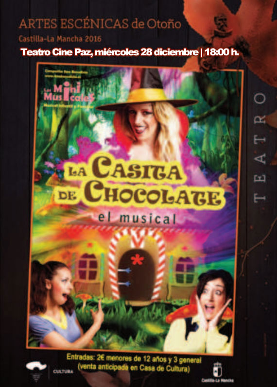 La Casita de Chocolate «El Musical» llega esta Navidad a Miguelturra