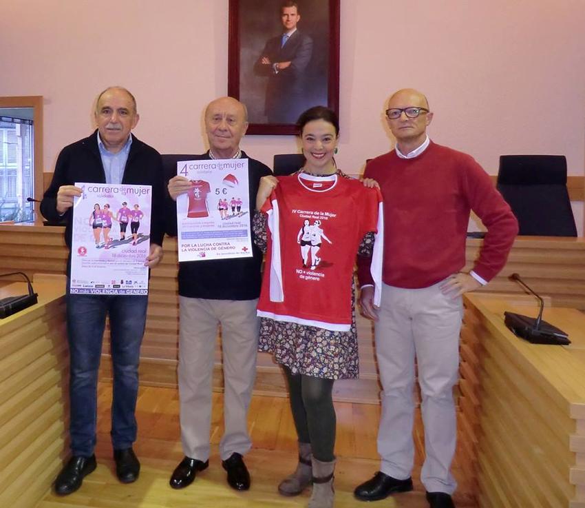 La alcaldesa de Ciudad Real también participará en la 4ª Carrera de la Mujer Solidaria contra la violencia de género del 18 de diciembre