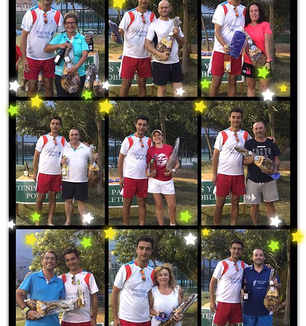Celebrado el Torneo de Pádel del Jamón en el club de Tenis y Pádel Poblete