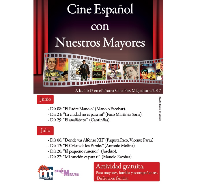 Comienza en Miguelturra el ciclo “Cine español con nuestros mayores”