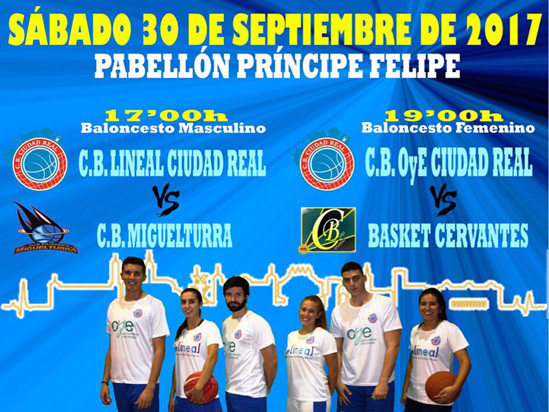 El nuevo proyecto del Club Baloncesto Ciudad Real se estrena mañana ante su afición