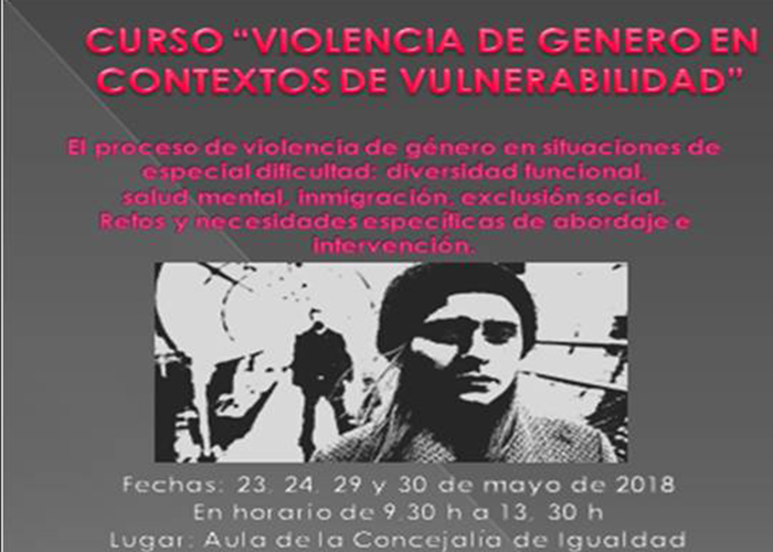 Igualdad abre el plazo de inscripción para el curso “Violencia de Género en contextos de vulnerabilidad”