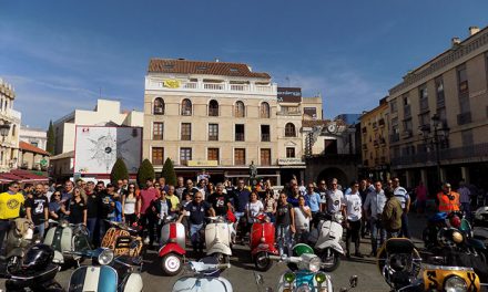 Casi cien aficionados de la vespa disfrutaron de la X Concentración organizada por Rocinante Scooter Club Ciudad Real