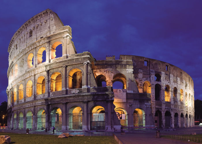 El Coliseo (coloso) de Roma