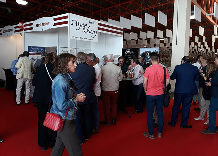 Numerosos invitados en el stand de Ayeryhoy de Fenavin 2019, la edición más ambiciosa de su historia