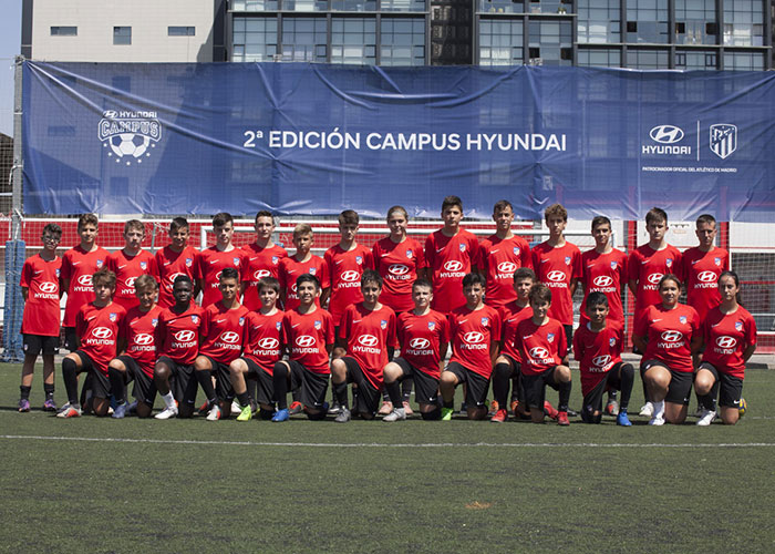Campus Hyundai con el Atlético de Madrid