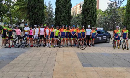 Juntos Por El Asfalto apoyando a los ciclistas de Puertollano