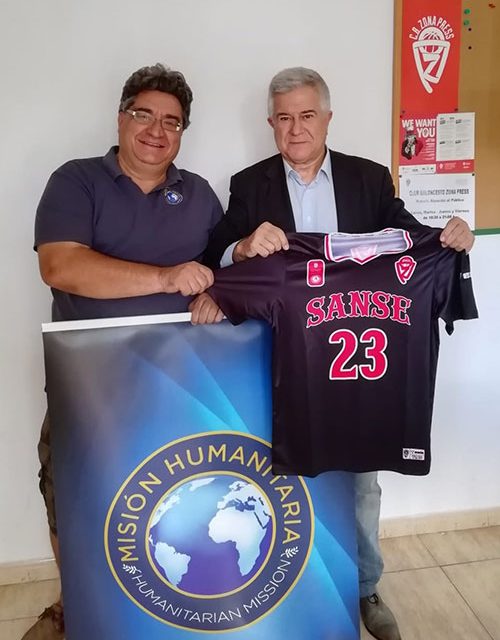 El Club Baloncesto Zona Press y ONG Misión Humanitaria unen esfuerzos para llevar material deportivo a la Isla de la Española