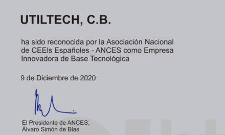 CEEI Ciudad Real entrega a Utiltech el Sello de Empresa Innovadora de Base Tecnológica