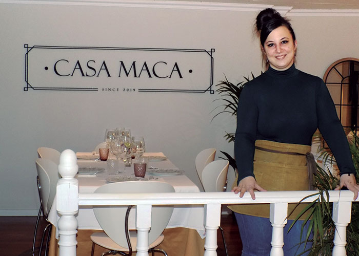 Bar-restaurante Casa Maca, cocina moderna, local, única y valiente