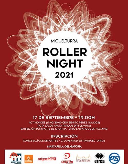 Llega la Ruta Churriega Roller Night 2021 a Miguelturra