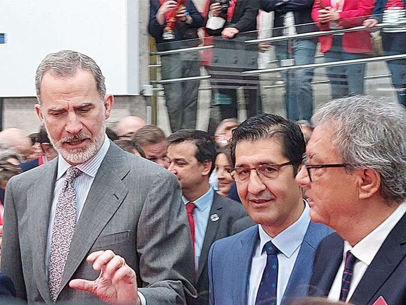 Muchísima expectación en la inauguración de FENAVIN a cargo del Rey Felipe VI