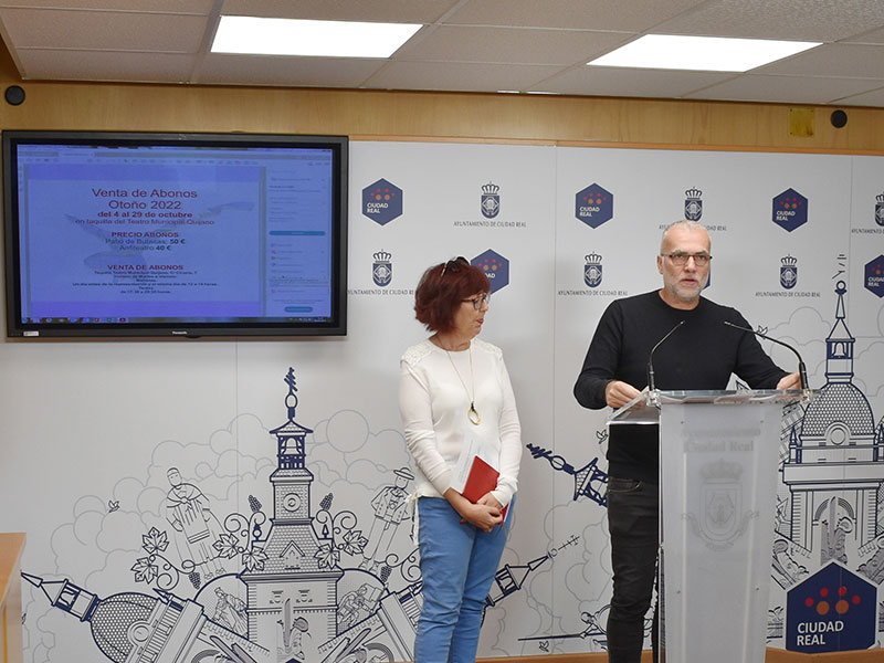 El Ayuntamiento de Ciudad Real presenta una intensa agenda cultural en octubre repleta de música, teatro, cine, literatura y exposiciones
