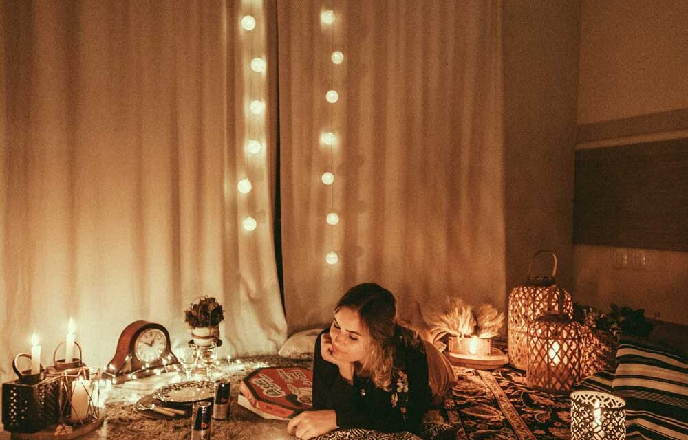 Decoraciones con luces para un ambiente romántico en San Valentín