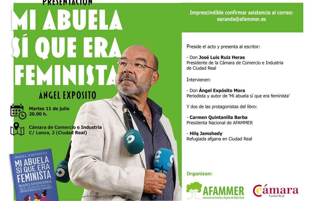 Ángel Expósito presenta su último libro en Ciudad Real “Mi abuela si que era feminista”