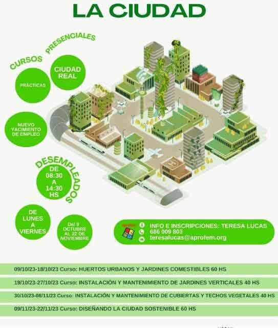 El Ayuntamiento y Aprofem aliados en el programa formativo ‘Renaturaliza la ciudad’