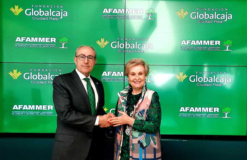 La Fundación Globalcaja Ciudad Real y Afammer renuevan su acuerdo para promover la igualdad de oportunidades en el medio rural
