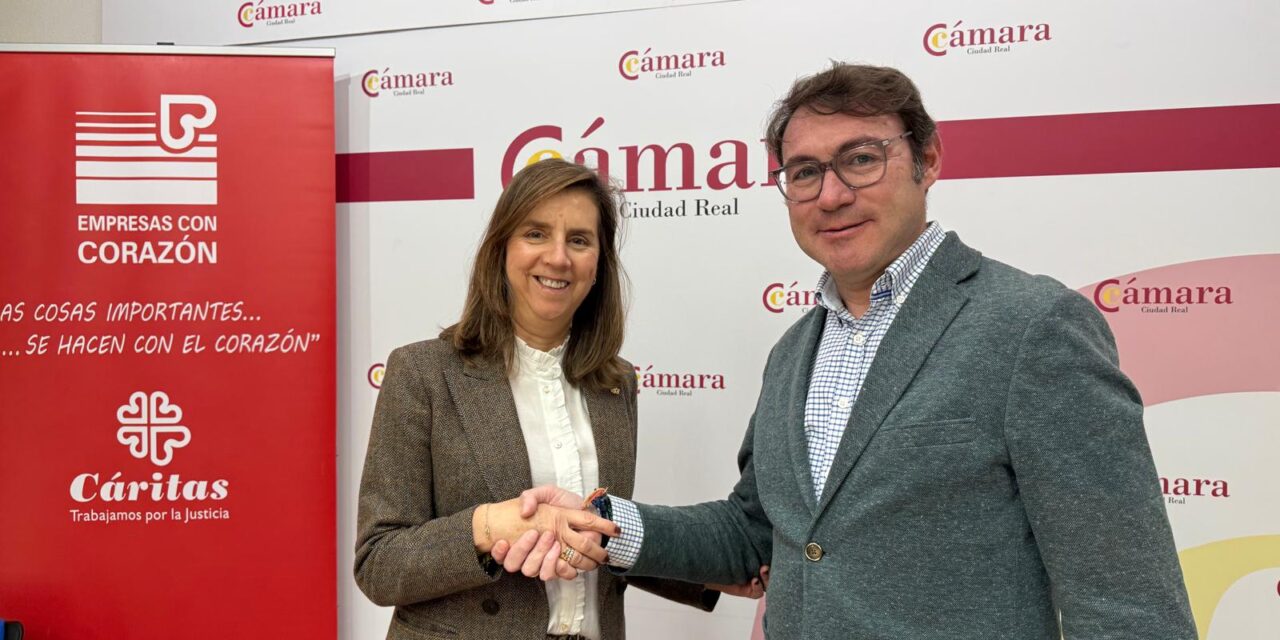 La Cámara De Comercio y Cáritas Diocesana de Ciudad Real reafirman su convenio para impulsar la inclusión social y el empleo