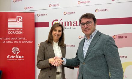 La Cámara De Comercio y Cáritas Diocesana de Ciudad Real reafirman su convenio para impulsar la inclusión social y el empleo