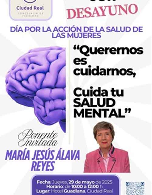 Charla-desayuno con María Jesús Álava Reyes: «Querernos es cuidarnos, cuida tu salud mental»