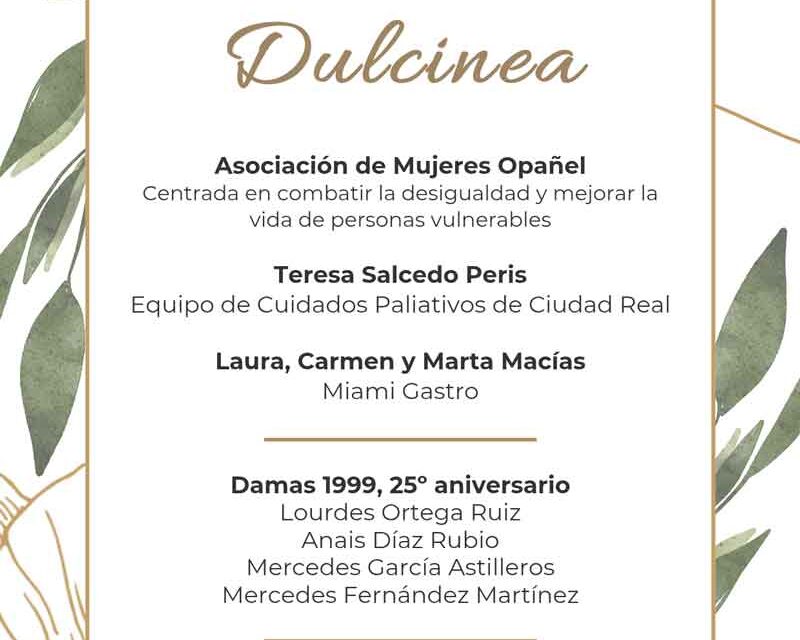 Ciudad Real acoge la entrega de los VIII Premios Dulcinea, un homenaje al esfuerzo, la innovación y la solidaridad