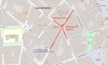 La peatonalización de la calle Juan II entra en su fase final con el corte total al tráfico desde hoy