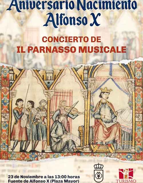 Ciudad Real celebra un concierto de música alfonsí en la Plaza Mayor con motivo del aniversario del nacimiento de Alfonso X el Sabio