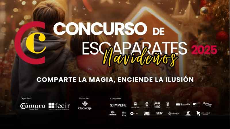 Los comercios de la provincia ya pueden inscribirse en la 21ª edición del Concurso de Escaparates Navideños de la Cámara de Comercio y Fecir