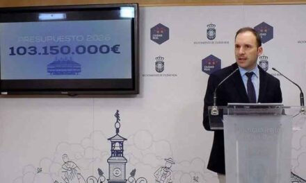 Ciudad Real presenta el presupuesto más elevado e inversor de su historia