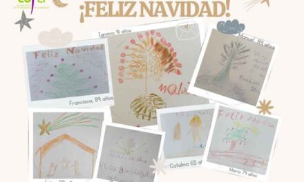 La felicitación navideña del Colegio de Farmacéuticos de Ciudad Real, realizada por mayores acompañados por Cáritas Diocesana