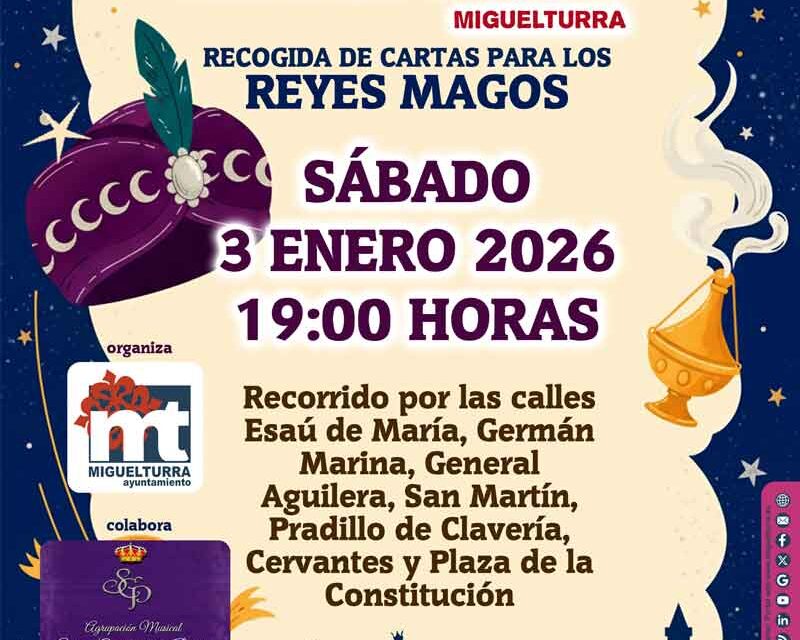 Miguelturra recibirá al Heraldo Real el próximo 3 de enero