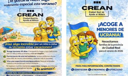 CREAN hace un nuevo llamamiento a familias de la provincia de Ciudad Real para acoger a menores procedentes de Ucrania