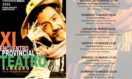 El XI Encuentro provincial de teatro de Almagro arranca este sábado