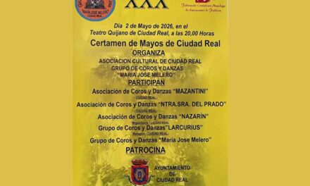 Ciudad Real celebrará el Certamen de Mayos 2026 con la participación de destacados grupos folklóricos de la provincia